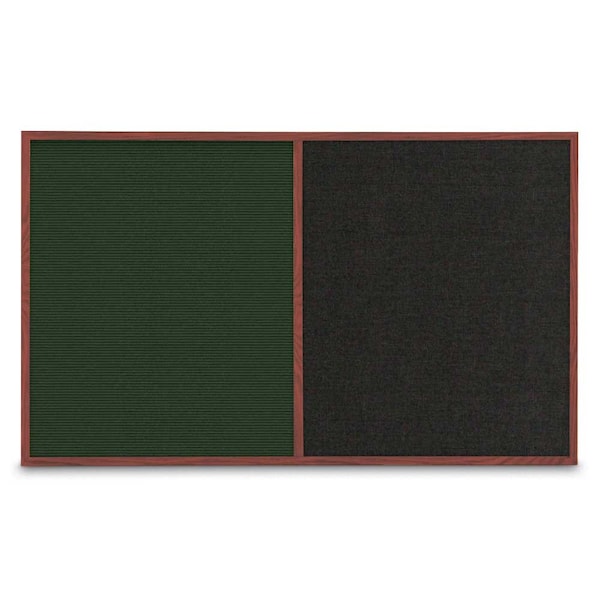 Enclosed Corkboard, 1 Door, 18"x24", 4" Fra